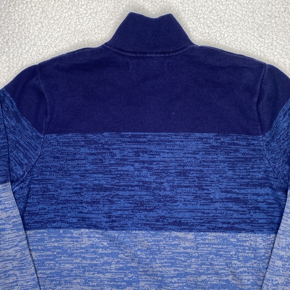 REI Blue 1/4 Zip Pullover Sweater: Size Large - Picture 4 of 11